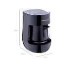 دستگاه قهوه‌ساز کورکماز مدل Authentic Black A865 - Image 2