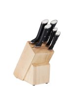 ست چاقوی آشپزخانه تفال 6پارچه با پایه چوبی (Ice Force)